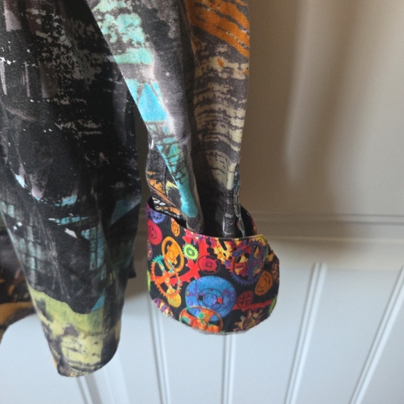 Robert Graham Embroidered Shirt Mens XL RARE Urban Streetwear - Picture 15 of 15